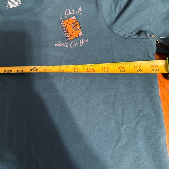 NEW Torrid Hocus Pocus Foxy Puff Ruched Sleeve Slim Fit Top Sz 1X Halloween Chic - Picture 11 of 12